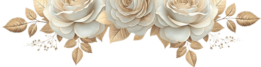 bodas blancas y doradas